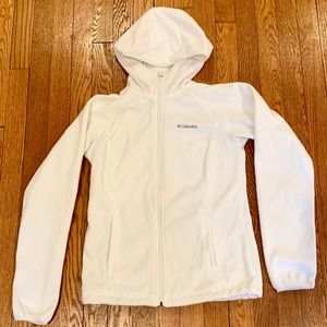 Columbia Fleece Hooded Zip Up Sweatshirt